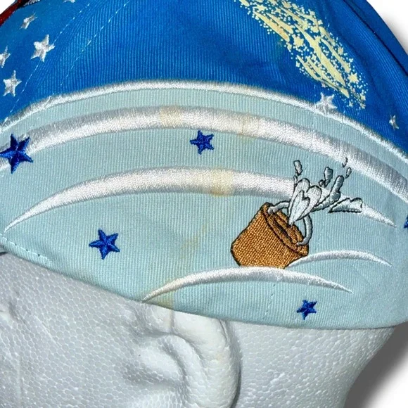 Vintage Disney World Sorcerer Mickey Mouse Fantasia Hat Youth Embroidered Cap - Picture 10 of 10